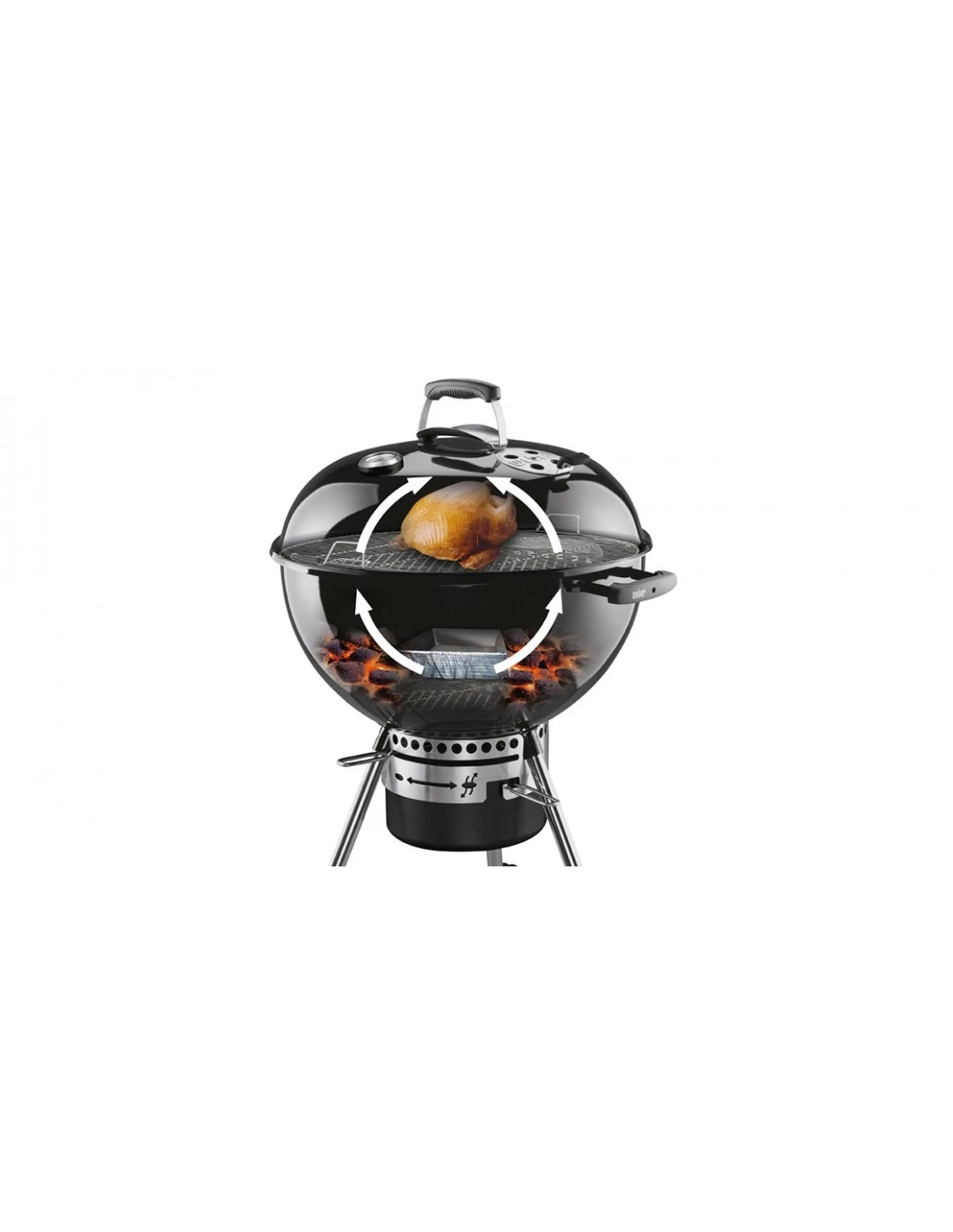 Weber Barbecue à Charbon Performer GBS D.57 Cm émaillé Noir 12 Weber Barbecue à Charbon Performer GBS D.57 Cm émaillé Noir – Image 10