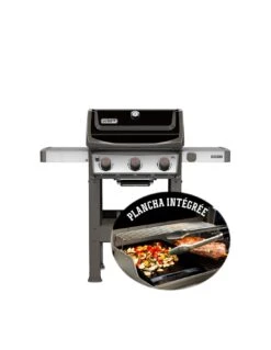 Weber Barbecue à Gaz Spirit II E-310 Noir Avec Plancha