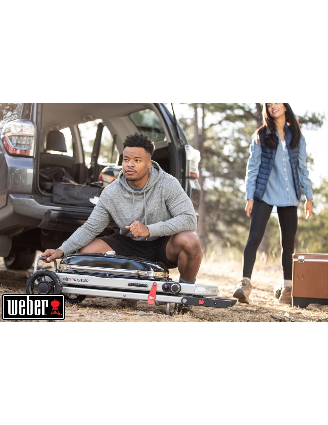 Barbecue à Gaz Weber Traveler Noir Avec Chariot 14 Barbecue à Gaz Weber Traveler Noir Avec Chariot – Image 12