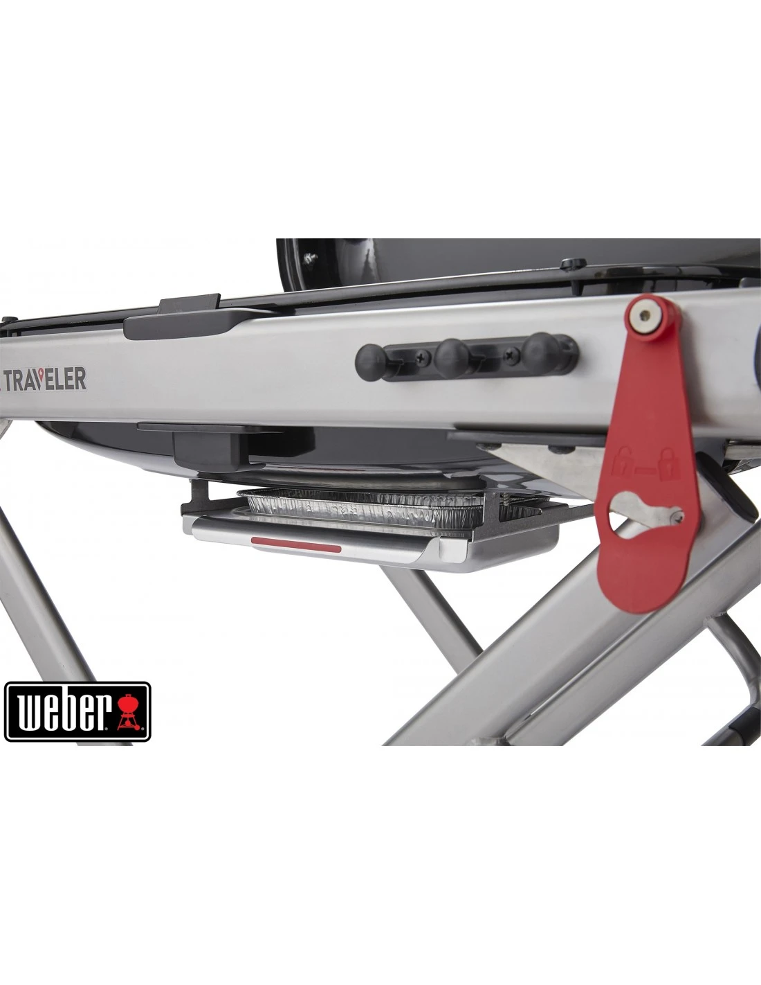 Barbecue à Gaz Weber Traveler Noir Avec Chariot 7 Barbecue à Gaz Weber Traveler Noir Avec Chariot – Image 5