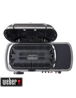 Barbecue à Gaz Weber Traveler Stealth Noir Avec Chariot Noir -Grillissimo Magasin barbecue a gaz weber traveler stealth noir avec chariot noir 3