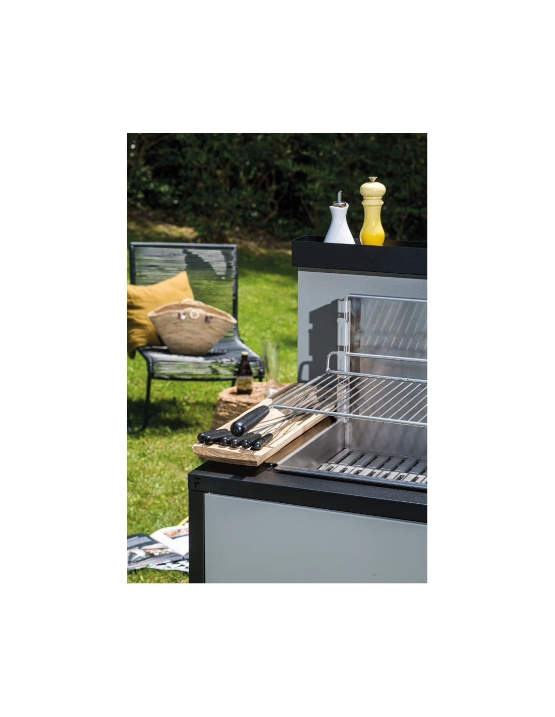 Gril Inox Encastrable 961.66 - Forge Adour 4 Gril Inox Encastrable 961.66 - Forge Adour – Image 2