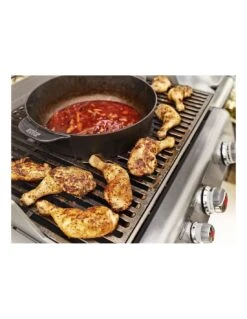 Weber Cocotte Duo En Fonte Système Gourmet BBQ System -Grillissimo Magasin cocotte duo en fonte systeme gourmet bbq system 2