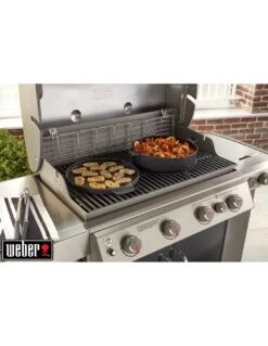Weber Cocotte Duo En Fonte Système Gourmet BBQ System -Grillissimo Magasin cocotte duo en fonte systeme gourmet bbq system 5