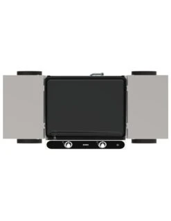 ENO Combo Plancha Chambord 60 Inox Avec Chariot -Grillissimo Magasin combo plancha chambord 60 inox avec chariot 2