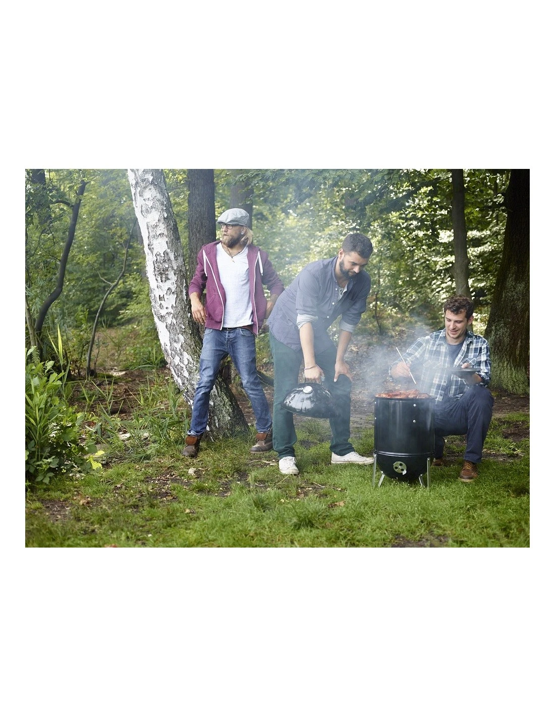 Weber Fumoir Barbecue Smokey Mountain Cooker 47 Cm Noir à Charbon 6 Weber Fumoir Barbecue Smokey Mountain Cooker 47 Cm Noir à Charbon – Image 4