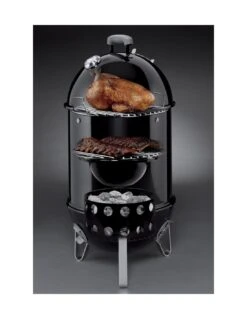Weber Fumoir Barbecue Smokey Mountain Cooker 57 Cm Noir à Charbon -Grillissimo Magasin fumoir smokey mountain cooker o57 cm noir 1