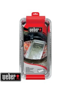 Grandes Barquettes Weber En Aluminium Modèle XL 5 Pièces -Grillissimo Magasin grandes barquettes weber en aluminium modele xl 5 pieces 5