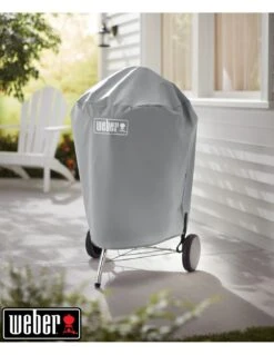 Housse De Barbecue à Charbon Ø57 Cm Grise - Weber -Grillissimo Magasin housse de barbecue a charbon o57 cm grise weber 2