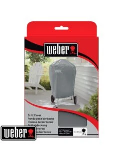 Housse De Barbecue à Charbon Ø57 Cm Grise - Weber -Grillissimo Magasin housse de barbecue a charbon o57 cm grise weber 5