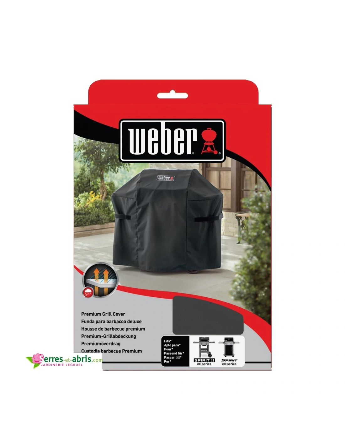 Weber Housse Premium Pour Barbecue Spirit II 200 Et Spirit E-210 5 Weber Housse Premium Pour Barbecue Spirit II 200 Et Spirit E-210 – Image 3