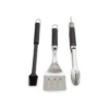 Kit De 3 Ustensiles Barbecue : Pince, Spatule Et Pinceau Weber -Grillissimo Magasin kit de 3 ustensiles pour grillades pince spatule et pinceau silicone