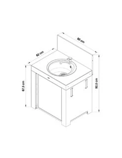 ENO Module évier - Modulo Cuisine D'extérieur - Inox 12 ENO Module évier - Modulo Cuisine D'extérieur - Inox -Grillissimo Magasin modulo evier hpl et inox 15