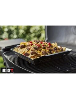 Panier à Légumes Deluxe - Acier Inoxydable, Carré - Weber -Grillissimo Magasin panier a legumes deluxe acier inoxydable carre weber 16