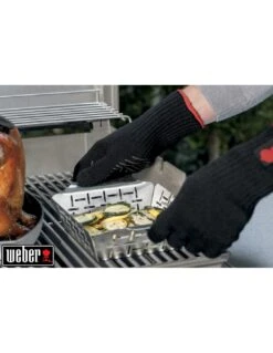 Panier à Légumes Deluxe - Petit Modèle, Acier Inoxydable - Weber -Grillissimo Magasin panier a legumes deluxe petit modele acier inoxydable weber 7