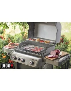 Weber Panier à Poisson - Grand Modèle, Acier Inoxydable -Grillissimo Magasin panier a poisson grand modele acier inoxydable 13