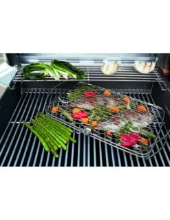 Weber Panier à Poisson - Grand Modèle, Acier Inoxydable -Grillissimo Magasin panier a poisson grand modele acier inoxydable 5
