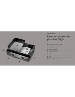 Plancha Origin G75 Acier Noir à Gaz - Pour 10 à 15 Personnes -Grillissimo Magasin plancha a gaz origin g75 a pour 10 a 15 personnes forge adour 3