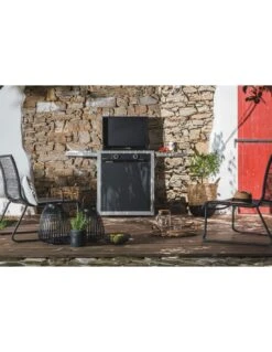 Plancha Modern G60 à Gaz Acier Noir Et Gris Clair - Forge Adour -Grillissimo Magasin plancha modern g60 a gaz acier noir et gris clair forge adour 3