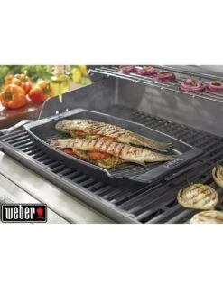 Plat à Poisson En Céramique 47x28 Cm - Weber -Grillissimo Magasin plat a poisson en ceramique 47x28 cm weber 6