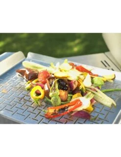 Plat De Cuisson Deluxe - Acier Inoxydable, Rectangle - Weber -Grillissimo Magasin plat de cuisson deluxe acier inoxydable rectangle weber 5