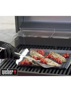 Plat De Cuisson Deluxe - Acier Inoxydable, Rectangle - Weber -Grillissimo Magasin plat de cuisson deluxe acier inoxydable rectangle weber 8