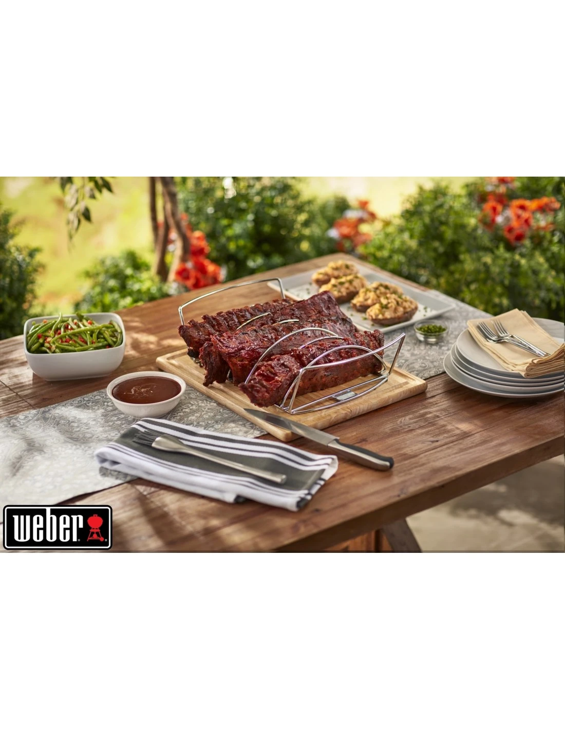 Support De Cuisson Multi-fonctions Pour Barbecue - Weber 11 Support De Cuisson Multi-fonctions Pour Barbecue - Weber – Image 9