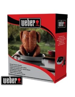 Support De Cuisson Pour Poulet Deluxe - Weber -Grillissimo Magasin support de cuisson pour poulet deluxe weber 2