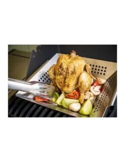 Napoleon Wok - Plateau De Cuisson Avec Support Poulet -Grillissimo Magasin wok plateau de cuisson avec support poulet 1